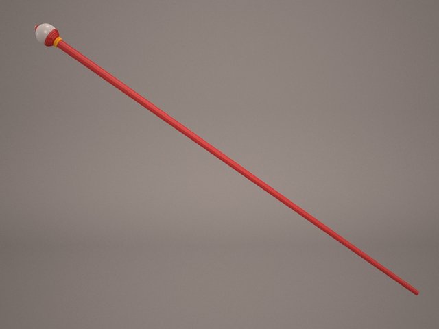 staff Model 3D .c4d .max .obj .3ds .fbx .stl .blend 