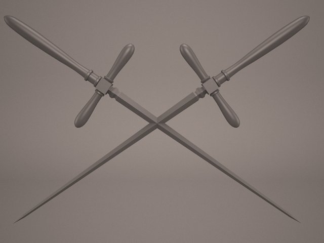 stiletto Model 3D .c4d .max .obj .3ds .fbx .stl .blend 