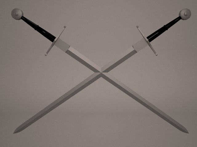 sword 4 3D Model .c4d .max .obj .3ds .fbx .stl .blend 
