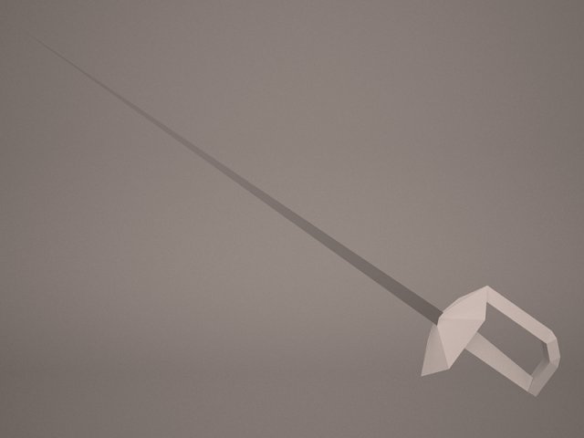 sword 6 3D Model .c4d .max .obj .3ds .fbx .stl .blend 