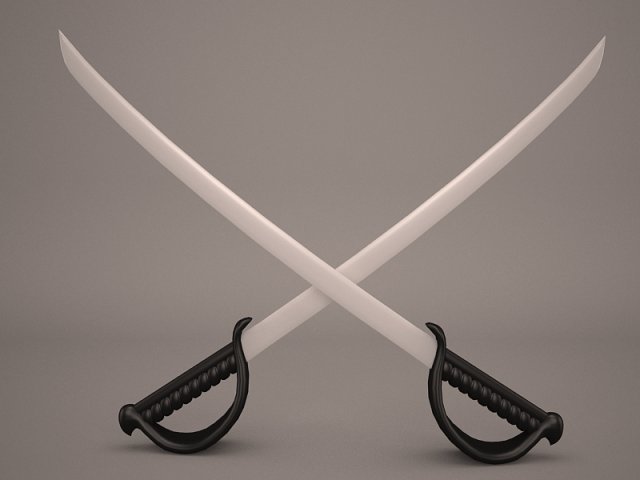 sword saber 4 Model 3D .c4d .max .obj .3ds .fbx .stl .blend 