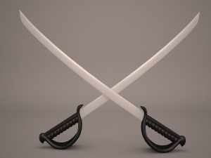 sword saber 4 3D-Modell