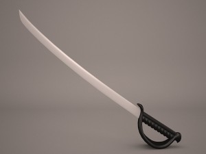 sword saber 4 Model 3D