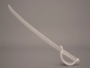 sword saber 4 3D Model