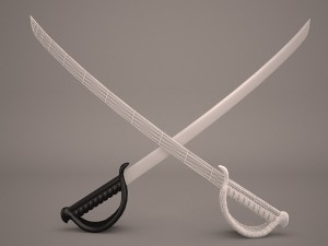 sword saber 4 Model 3D