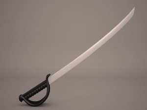 sword saber 4 Model 3D