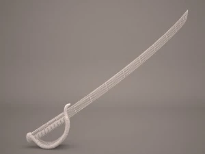 sword saber 4 3D Model