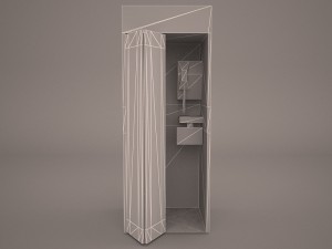 telephone booth Modelo 3D