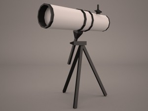 telescope 3D Model