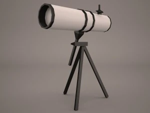 teleskop 3D Model