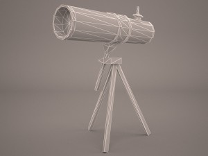 telescope 3Dモデル
