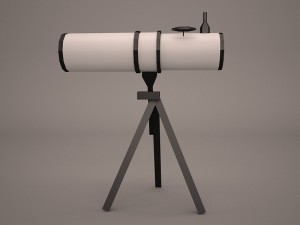 telescope 3Dモデル