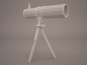 telescope 3Dモデル