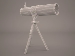 telescope 3D Model