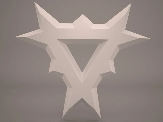 throwing star 3D Model .c4d .max .obj .3ds .fbx .stl .blend 