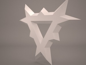 throwing star 3D Модель