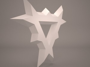 throwing star 3D Модель