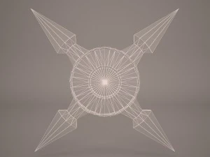 throwing star 3D Model