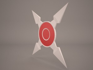 throwing star 3D 模型