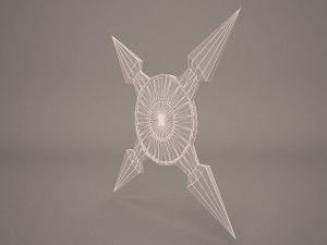 throwing star 3D 模型
