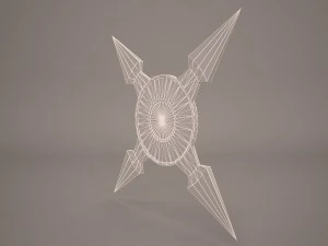 throwing star 3D Model