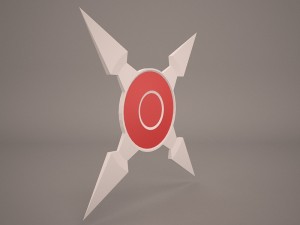 throwing star 3D 模型