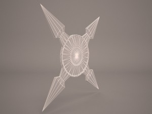 throwing star 3D 模型