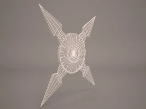 throwing star 3D Model