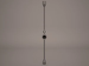 cross wheel spanner 3D Model