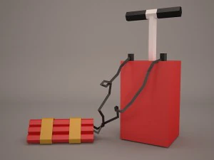dynamite 1 3D Model