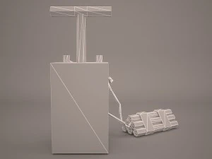 dynamite 1 3D Model