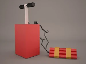 dynamite 1 3D Model