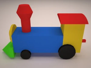 toy train 3D Model