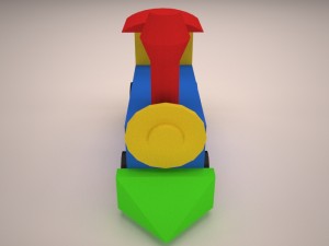 toy train 3D Model