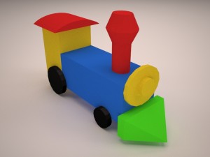 toy train 3D Model