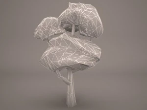 cartoon tree 3D Model