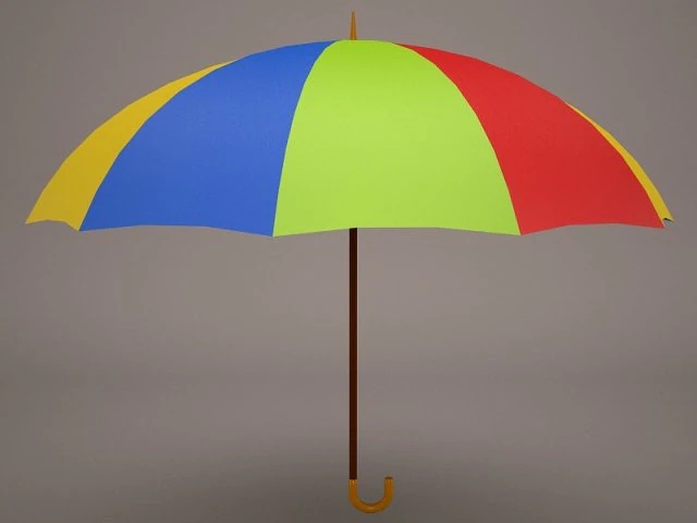 umbrella 3D Model .c4d .max .obj .3ds .fbx .stl .blend 