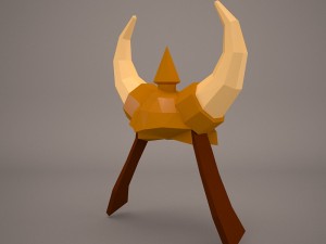 viking helmet 1 3D Модель