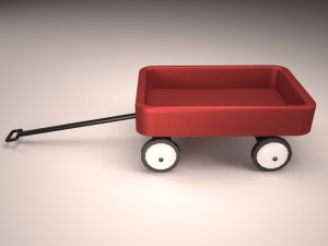 wagon 3Dモデル