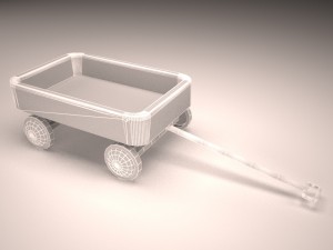 wagon 3D मॉडल