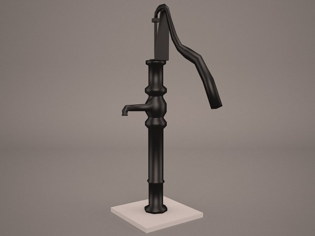 water pump 3D मॉडल .c4d .max .obj .3ds .fbx .stl .blend 