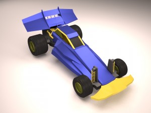 toy race car 3D Model