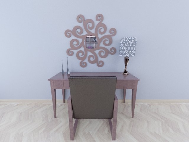 mirror 2 Model 3D .c4d .max .obj .3ds .fbx .stl .blend 