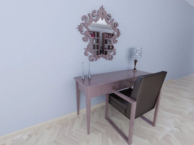 mirror 16 3D Model .c4d .max .obj .3ds .fbx .stl .blend 