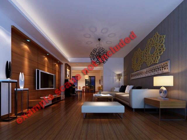 wall panel 3 3D Model .c4d .max .obj .3ds .fbx .stl .blend 