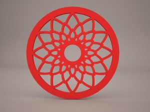 wall panel 4 3D 模型