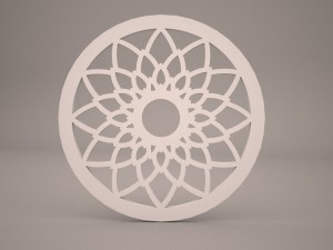 wall panel 4 3D 模型