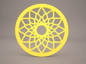 wall panel 4 3D 模型