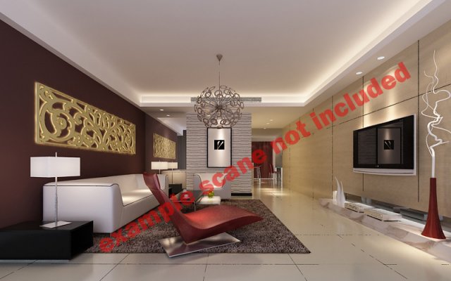 wall panel 6 3D Model .c4d .max .obj .3ds .fbx .stl .blend 
