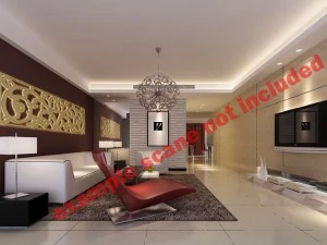 벽 패널 6 3D 모델